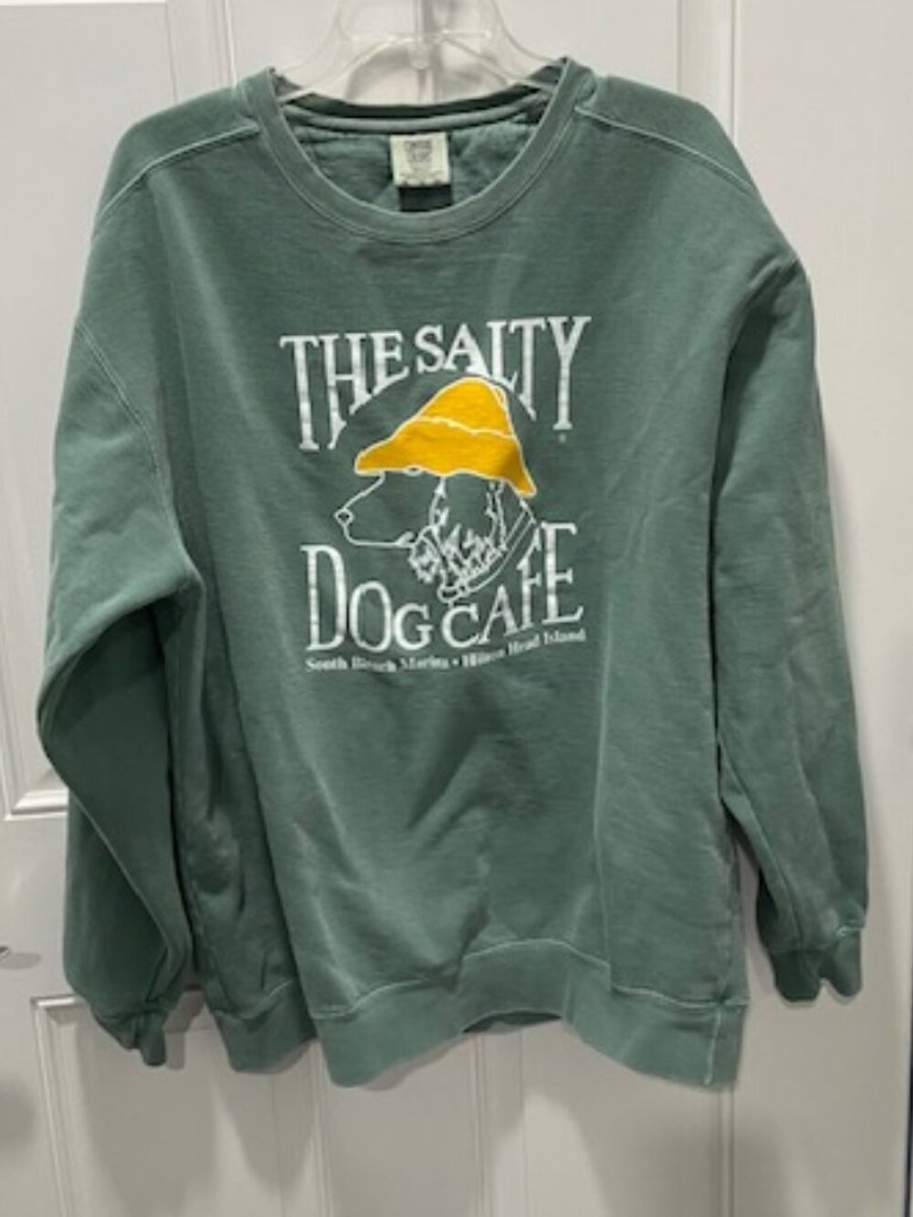 Salty Dog Cafe Sweatshirt Comfort Colors Hilton Head South Beach Marina